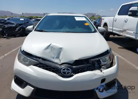 2016 Scion Im из США, поврежденный, VIN JTNKARJE5GJ510896